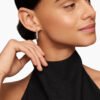 E8ABD5FF-7652-2B14-9852-BF6AF00100DE.jpg Petite Helena Wrap Hoop Earrings Sterling Silver with 18K Yellow Gold and Diamonds