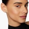 E904DEAD-2107-AB83-DF91-24FBD28471B7.jpg Petite X Stud Earrings 18K Yellow Gold with Diamonds, 8.4mm