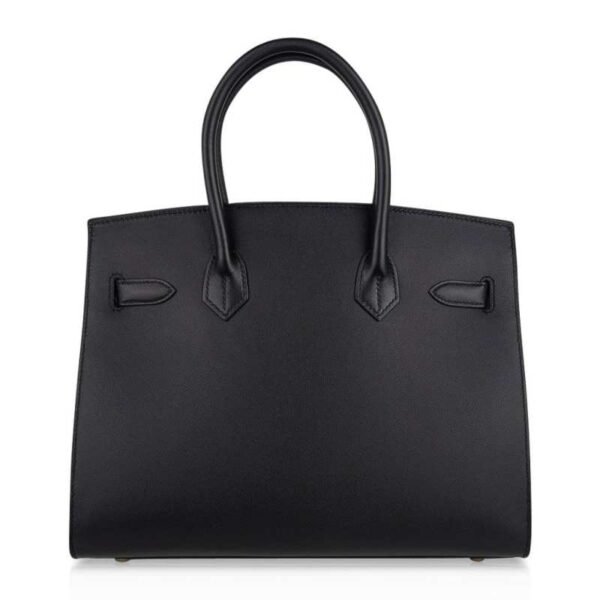 E98B070F-426B-37C6-3A0C-FBAEA9FCCA4E.jpg Birkin Sellier Limited Edition 30 Bag Black Veau Graine Monsieur Laiton