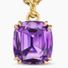 Marbella Pendant 18K Yellow Gold with Amethyst, 22mm