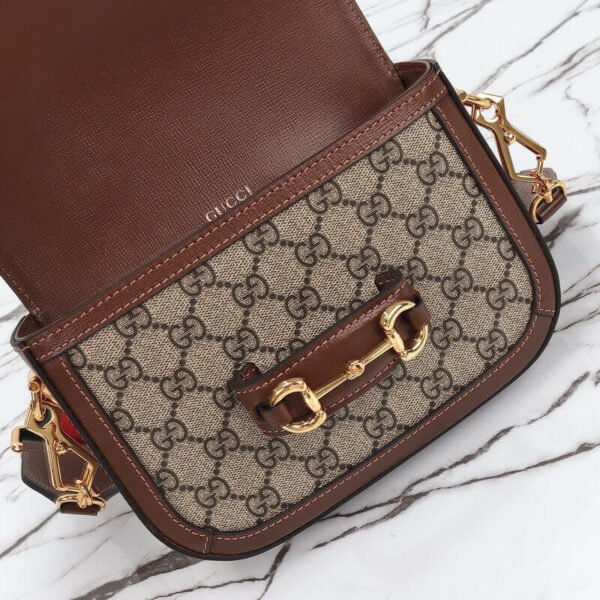 Gucci Horsebit 1955 Canvas Mini Shoulder Bag