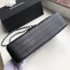 Chanel Chevron Classic Handbag Silver Hardware Black For Women, Women&rsquo;s Bags, Shoulder And Crossbody Bags 10.2in/26cm