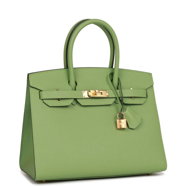 ECBD68AE-9FD0-392E-DC1D-DCF85CACC0A3_394c5515-a064-46c5-8e51-9b5823ed24ae.jpg Birkin 30 Vert Criquet Epsom with Palladium Hardware