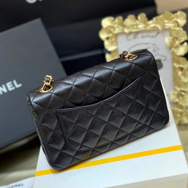 ECE823DB-AFB5-A29F-1C82-35A2F42570D2.jpg Chanel Mini Flap Bag Black A69900