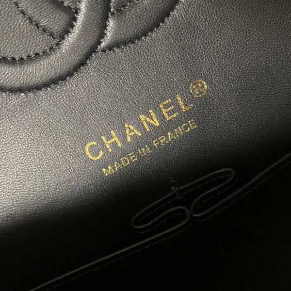 Chanel Class-Flap Bag In Black Tweed 1112