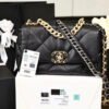 Chanel 19 Handbag 26cm Black For Women AS1160 B04852 94305