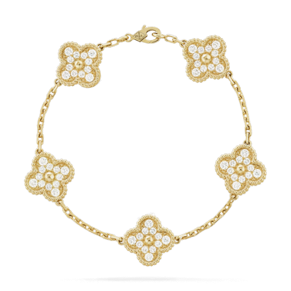 Vintage Alhambra bracelet, 5 motifs