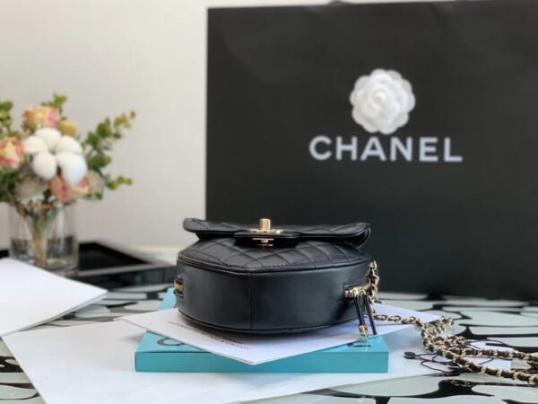 Chanel Mini Heart Bag Black For Women 7in/18cm AS3191 B07958 94305