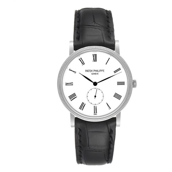 Calatrava White Gold White Dial Mens Watch 5116 5116G