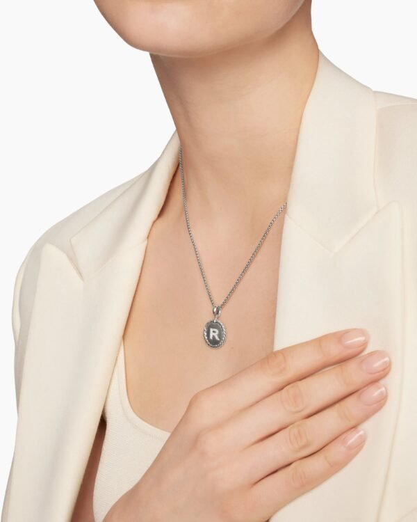 EFC8E7BD-0C7E-57F0-06EA-D9D2FE99B8B5.jpg Initial Charm Necklace Sterling Silver with Diamond R