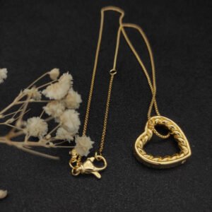 David Yurman Open Heart Cable Pendant in Yellow Gold