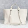 Chanel Small Shopping Bag Silver Hardware Cream For Women, Women&rsquo;s Handbags, Shoulder Bags 15.2in/39cm AS3257
