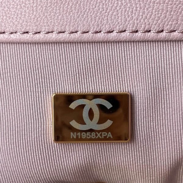 Chanel 19 Handbag AS1160 Pink