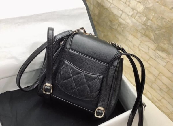 Chanel Small Affinity Backpack Black For Women, Women&rsquo;s Bags 9.8in/25cm