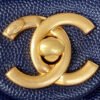 Chanel Mini Flap Bag With Top Handle Gold Hardware Navy Blue For Women, Women&rsquo;s Handbags, Shoulder Bags 7.9in/20cm AS2431 B08846 NJ532