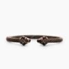 Renaissance&reg; Classic Cable Bracelet Brown, 5mm