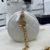 Chanel Bowling Mini White Bag For Women 11cm/4.3in
