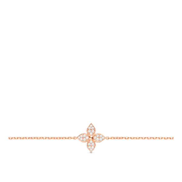 Star Blossom Bracelet, Pink Gold And Diamonds