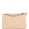 F25B7591-5278-0E65-65A5-A76077328916.jpg Small Classic Double Flap Beige Lambskin Silver Hardware