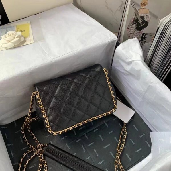 Chanel Flapbag With Chain Black For Women, Women&rsquo;s Bags 8.3in/21cm
