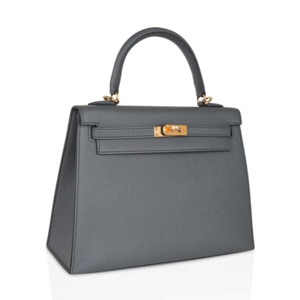 Kelly Sellier 25 Bag Vert Amande Gold Hardware Epsom Leather