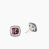 F472DA05-D1BD-9B42-BA64-ECE4D814208D.jpg Albion Stud Earrings Sterling Silver with Garnet and Diamonds, 7mm