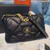 F4A0D3C3-2E1F-C73A-AC7C-3451129ADE43.jpg Chanel 19 Flap Bag 30cm Goatskin Leather Spring/Summer Act 1 Collection, Black