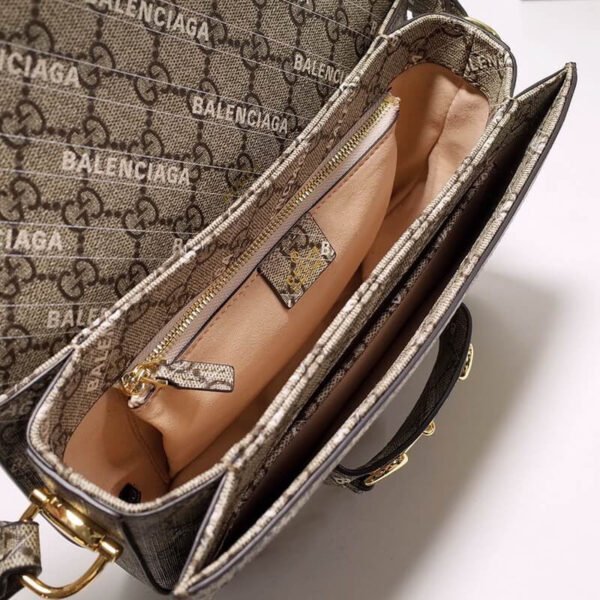 F4F2A8FB-F621-6C4D-ACED-D321C3989681.jpg Gucci x Balenciaga Horsebit 1955 Small Shoulder Bag