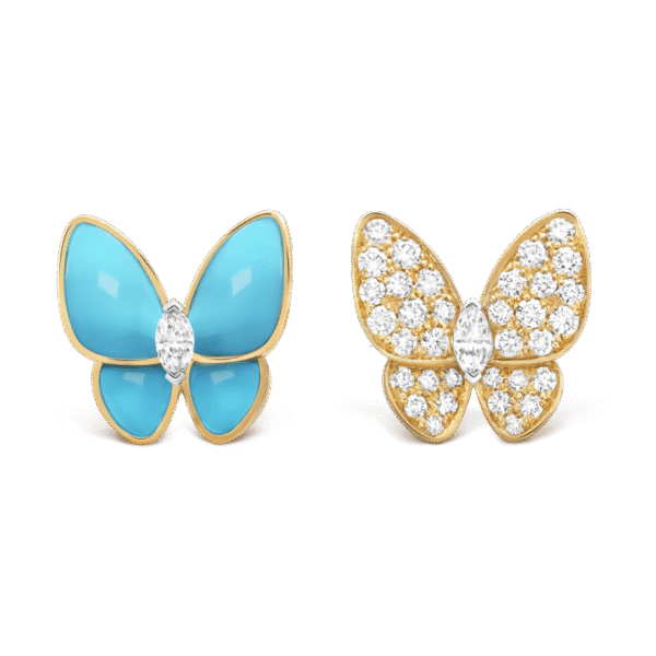 Two Butterfly earrings