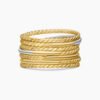F62D633B-2710-95AD-53E3-33281D51DB2B.jpg Crossover Ring 18K Yellow Gold with Diamonds - 6