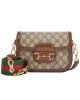 Gucci Horsebit 1955 Canvas Mini Shoulder Bag
