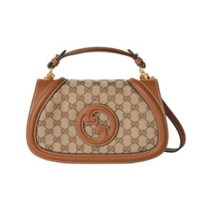 Gucci Blondie Brown Canvas 27x17cm