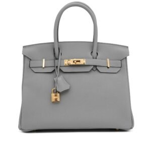 Birkin 35 Gris Mouette Togo Gold Hardware