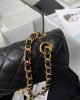 Chanel Small Classic Handbag Grained Calfskin & Gold-Tone Metal