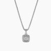 F988E6CB-D018-BE46-E000-5A66A3EAEB7A.jpg Petite Albion® Pendant Necklace Sterling Silver with Pave Diamonds, 7mm