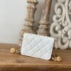 Chanel Clutch With Chain White For Women, Women&rsquo;s Bags 4.8in/12.3cm