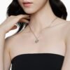 F9D0D757-07CF-8B84-D20B-DD8D24DAE93D.jpg Initial Charm Necklace Sterling Silver with Diamond Y