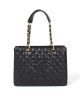 Chanel Grand Shopping Tote Black Caviar Silver Hardware
