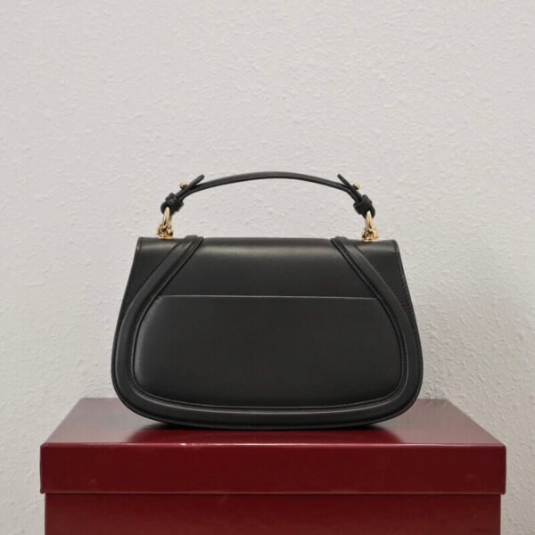 Gucci Blondie Leather Top Handle Black 27x17cm
