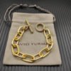 David Yurman  DY Madison Pav&eacute; Toggle Chain Bracelet in 18K Yellow Gold