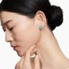 FC570777-E3FE-1640-2D16-9E125177FF0F.jpg Petite DY Elements® Stud Earrings 18K Yellow Gold with Turquoise and Diamonds, 11mm