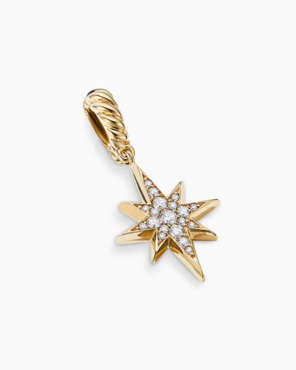 FCB7C4A6-DF70-6FED-6477-A9574245B10C.jpg North Star Amulet 18K Yellow Gold with Diamonds, 15mm