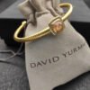 Cable Classics Bracelet with Champagne and Diamonds 18K Yellow Gold 4mm