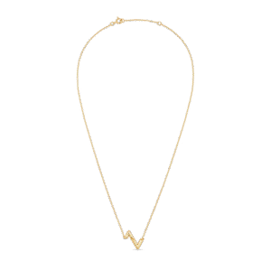 Volt Upside Down Pendant, Yellow Gold