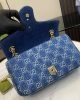 Gucci marmont 26 cm blue denim