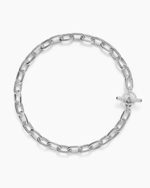 FD7DD1CC-BFB9-6413-CA60-8B2C0BD2450E.jpg DY Madison® Toggle Chain Necklace Sterling Silver with Diamonds 11mm