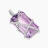FDF31BC1-A7E3-3CC9-E372-81C97D1E613C.jpg Cable Wrap Amulet Sterling Silver with Lavender Amethyst and Diamonds, 32mm