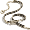 FE425E17-43CE-281B-8FE2-4190B94AD00F.png Double C Necklace Gold/Black/Crystal