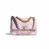 Chanel 19 Handbag AS1160 Pink
