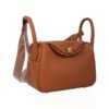 FEFFAE7A-0B99-4951-5D78-7649A911C488.jpg Mini Lindy 20 Bag Gold Clemence Leather with Gold Hardware